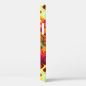 Rode vloeibare regenboogStippen Abstract Patroonpl Case-Mate iPhone Case (Achterkant / Rechts)