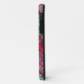 Rode vloeibare regenboogStippen Abstract Patroonpl Case-Mate iPhone Case (Achterkant/links)