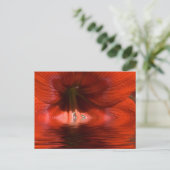 rode vloeistof briefkaart (Staand voorkant)