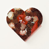 RODE VLOEISTOFFEN VAN HET WITTE LICHT,FOLIAGE NOTITIEBOEK (Achterkant)