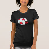Rode Voetbal T-shirts en cadeaus (Voorkant)