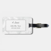 Rode Vogel & Bloem Henna Bagage Labels (Achterkant horizontaal)