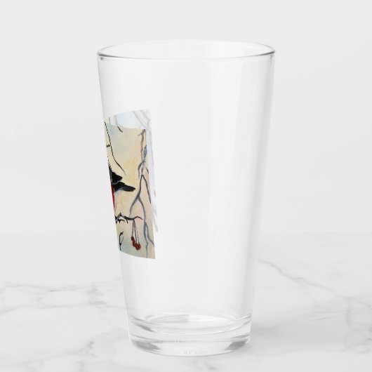 Rode vogel glas (Links)