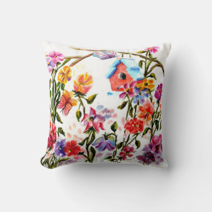 RODE VOGEL HUIS KUSSEN