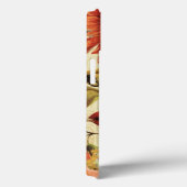 Rode Vogel in een Tuin van de Bloem Case-Mate iPhone Case (Achterkant / Rechts)