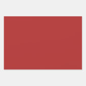 Rode vogel op blauw-rood-gepersonaliseerd blauw en inpakpapier vel (Voorkant 2)