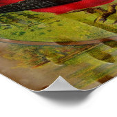 rode vogel poster (Hoek)