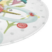 Rode vogel snijplank (Hoek)