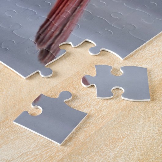 Rode vogel van de zomer van de puzzel legpuzzel (Zijkant)