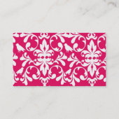 rode vogel visitekaartje (Achterkant)