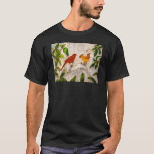 Rode vogels Kardinaalvogels T-shirt