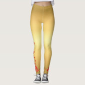 Rode vogels leggings (Voorkant)