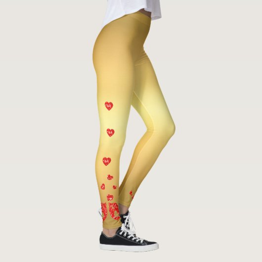 Rode vogels leggings (Rechts)