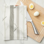 Rode vogels op Aspen Kitchen Towels Theedoek (Quarter Fold)
