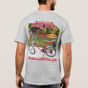 Rode volwassen maat Krate Style Bike T-shirt