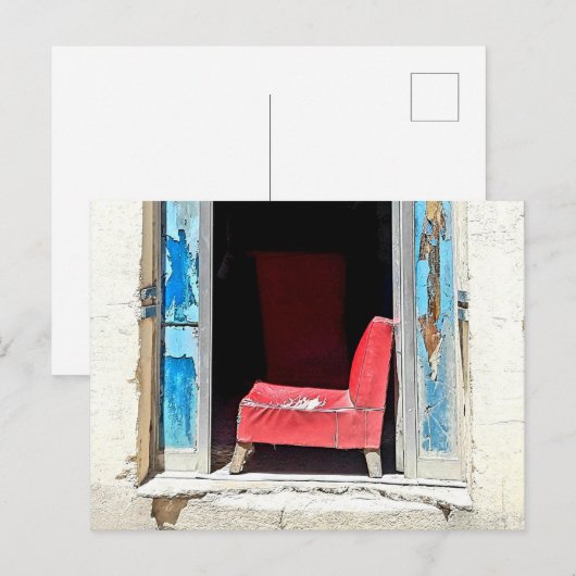 RODE VOORZITTER BRIEFKAART (Voorkant / Achterkant)