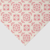 Rode vormen Abstract papier voor patroonweefsel (Detail)