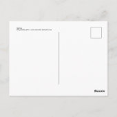 Rode Vos Ansichtkaart Briefkaart (Achterkant)