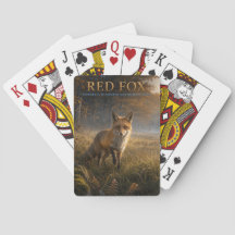 Rode Vos Bosland Weide DIEREN Poker