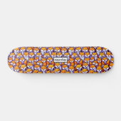 Rode vos cartoon naam grillige bosbeest persoonlijk skateboard (Horizontaal)