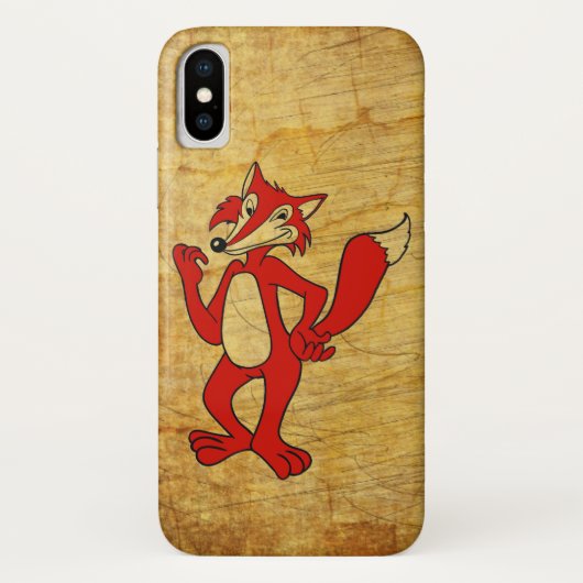 Rode Vos Case-Mate iPhone Case (Achterkant)