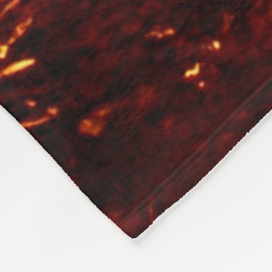 Rode Vos Fleece Deken (Hoek)