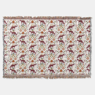 Rode Vos Folk Art Gooi Deken Herfst Home Decor