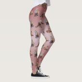Rode Vos Frenzy Leggings (Stoffige Roze Mix) (Rechts)