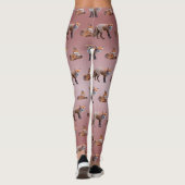 Rode Vos Frenzy Leggings (Stoffige Roze Mix) (Achterkant)