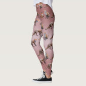 Rode Vos Frenzy Leggings (Stoffige Roze Mix) (Links)