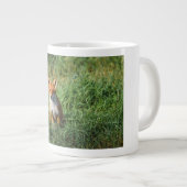 Rode vos hoed grote koffiekop (Voorkant rechts)
