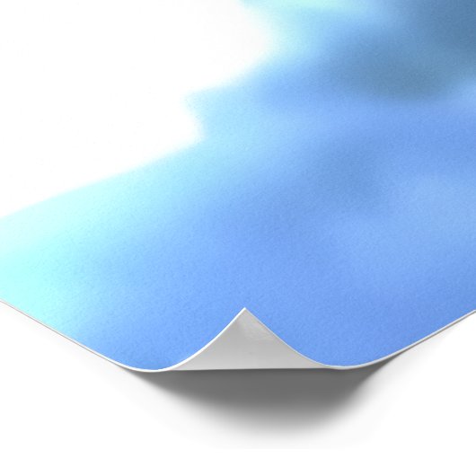 Rode vos in de sneeuw | AI Art Poster (Hoek)