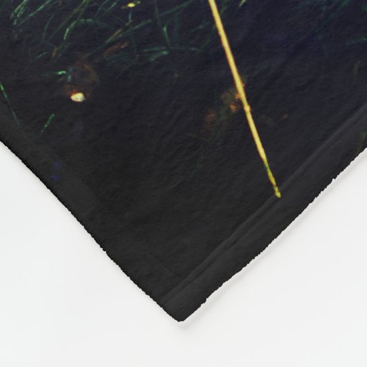 Rode vos in een bos fleece deken (Hoek)