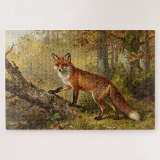Rode Vos in het Bos Legpuzzel (Horizontaal)