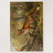 Rode Vos in het Bos Legpuzzel (Verticaal)
