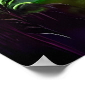 Rode vos in het oerwoud | AI Art Poster (Hoek)