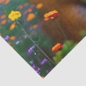 Rode vos in het wild tissuepapier (Detail)