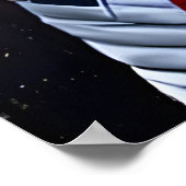 Rode vos in ruimtepak | AI Art Poster (Hoek)