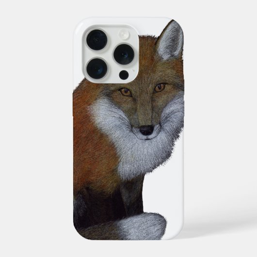 Rode Vos iPhone Hoesje (Achterkant)