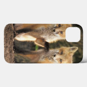 Rode vos jong in front of hol (Vulpes vulpes) Case-Mate iPhone Case (Achterkant (horizontaal))
