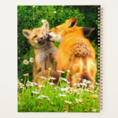 Rode Vos Jongen Planner | Bos Dieren Kunst (Achterkant)