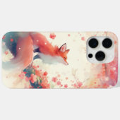Rode Vos Kersenbloesem Boom Case-Mate iPhone Case (Achterkant (horizontaal))