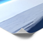 Rode vos met een koel ruimtepak | AI Art Poster (Hoek)