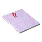 Rode Vos Notitieblok (Schuin)