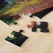 Rode Vos op een stam Legpuzzel (Zijkant)