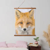 Rode Vos Portret Hangend Wandkleed (Slaapkamer)