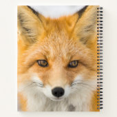 Rode Vos Portret Notitieboek (Achterkant)