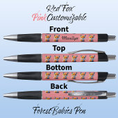 Rode vos, schattig dier briefpapier geschenk kleur pen