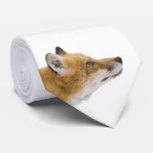 Rode vos stropdas (Opgerold)