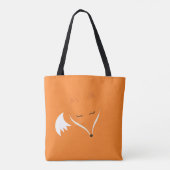 Rode vos tote bag (Achterkant)